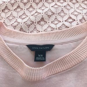 Ann Taylor Lace Backed Top